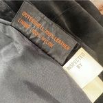 Vintage Cayenne black suede leather skirt Size 8 Photo 3