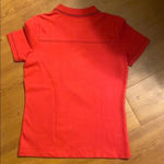 Liz Gold Collared Golf Polo Short Sleeve Red Size XS Photo 4