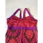 prAna  Womans Size Small Orange‎ Purple Print Breathe Athletic Dress Summer Beach Photo 2