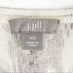 J.Jill Linen Blend Multicolored Buttoned Cardigan, Size XS Photo 2