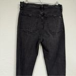 Rag and Bone  Grey Nina High Rise Skinny Ankle Jeans Womens 30 Raw Hem Stretch Zip Photo 7