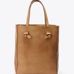 NISOLO Simone Convertible Shopper in Vachetta with Crossbody Strap Bag Tan Photo 1