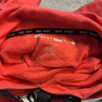 DKNY  Women's coral pink short sleeve hoodie sweatshirt sz small Photo 3