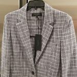Rag and Bone ππ Ames Deconstructed Check Tweed Relaxed Fit Blazer Grey 4 NWT Photo 11