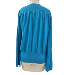 Juicy Couture  Poly/Wool Teal Cardigan Balloon Sleeves Sz XL Photo 1