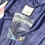 Entro  large womens feather print ruched empire waist with lavender velvet trim Photo 7