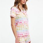 Roller Rabbit  Watercolor Rainbow Heart Polo Pajamas Photo 3