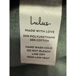 Lulus  Edgy Expression Dark Brown Faux Leather Vegan Pencil Mini Skirt Size M Photo 5