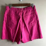 Liz Claiborne Vintage Liz wear pink linen shorts size 8 Photo 5