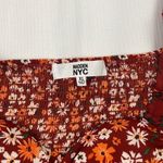 Madden NYC Shirred Print Peasant Top. Padded cups. Size XL junior’s 15 Photo 6