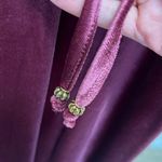 Bebop Wine Colored Velvet Dress Photo 5