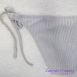 Solid & Striped New!  The Tenley metallic ribbed bikini string bottom, size‎ XL Photo 6