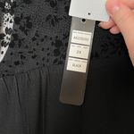 Beldini Belldini black mix media sheer sleeve romantic lace goth long sleeve top 2X Photo 7