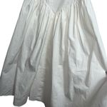 Majorelle Austin Dropwaist Cotton Poplin Midi Dress In Soft White Photo 5
