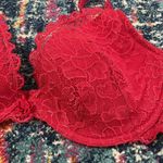 Victoria's Secret Victoria’s Secret Cherry red lace bra Photo 1