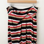 Lane Bryant  | Maxi Skirt Stripe Striped Autumn Orange Tan Black | Size 14/16 Photo 1