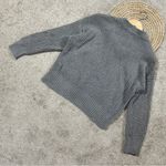 Aerie Women’s Cable Knit Cardigan Sweater V-Neck Pockets Longsleeve in Gray S Photo 7