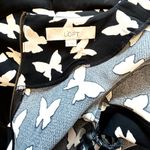 Loft Ann Taylor  womens size 12 butterfly kiss short sleeve dress Photo 8