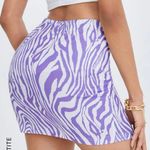 SheIn Zebra Print Skirt Photo 1