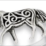 Sterling Silver  Filigree Horse Ring 7 Photo 4