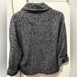 Preston & York  women’s Large Black and Gray Pea Coat Thick Wool blend Photo 1