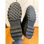 Aerosoles Women 9 Slalom Pull on Round Toe Black Faux Patent Leather Boots Photo 4