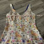 Adrianna Papell Floral Tank Top V-Neck Sleeveless Dress; size 4 Photo 4