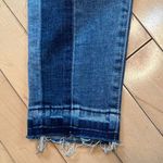 American Eagle Two Tone Super Stretch Hi-Rise Jegging Crop Raw Hem Jeans Size 4 Photo 3