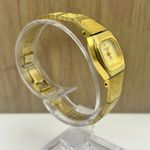 Citizen  Quartz Ladies Wrist Watch 1986 Gold Japanese Movement Rectangular Face Photo 3