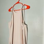 Badgley Mischka  Blush Halter Odessa Zip Up Back Gown Dress Size 18 Photo 4