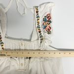 Urban Outfitters  Womens Boho Festival Floral Embroidered‎ Ruffle Dress Size S Photo 12