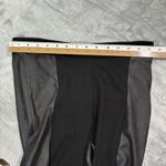 Karen Millen Black Faux Leather Panel Leggings Pants Womens 4 Photo 6