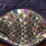 Vera Bradley Navy Blue Quilted Convertible Crossbody Shoulderbag Photo 11