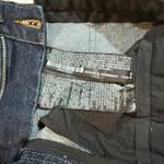 ZARA Women's Dark Wash Denim High Rise Wide Leg Jeans Classic Style Size 6 Photo 4