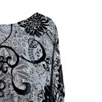 Lavender Brown Top Womens Small Multicolor Paisley Silk Blend Long Sleeve Blouse Photo 2