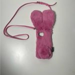 Balenciaga  Fluffy Bunny Ears Crossbody iPhone 12 Cell Phone Case Photo 5