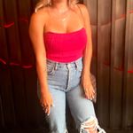 Pink Corset Bodysuit Photo 0