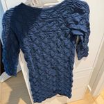 Tees by Tina Blue Ruched Bodysuit Dress Size XS Photo 5