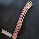 Nine & Co. Pink Leather Strand and Silver Link Bracelet NWT Photo 3