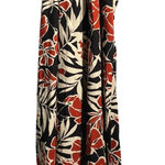 Nani Hawaii Orange Tropical Floral Maxi Dress Sz S Sleeveless Resortwear Aloha Photo 0