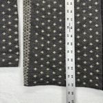 Lands' End Wool Fair Isle Full Zip Cardigan Sweater Nordic Gray Cream M Photo 2