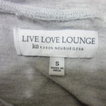 LIVE LOVE LOUNGE, SZ SMALL, GRAY STRIPE PULL OVER SHIRT Photo 3