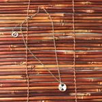 Trifari Vintage Crown  Single Crystal Necklace Photo 2