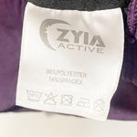 Zyia  Active Size Large High Neck Crop Racerback Purple Athletic Top Photo 2