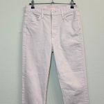 MOTHER The Dazzler Hover‎ Jeans Womens Size 26 Date Night High Rise Straight Leg Tan Photo 2