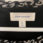 Popsugar  Black and White Patterned Long Sleeve Dress Photo 1