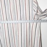 Bar III Open Front Striped Linen Blend Blazer Size 1X Photo 5