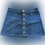 Wrangler NWT  x Leon Bridges Button Front Go Go Mini Denim Skirt. Size XL Photo 1
