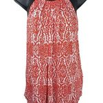 Joie  Orange White Loose Fit Tank Top Women’s XS Free People Style SUMMER BEACH Photo 0