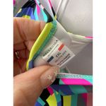 Relleciga  Vibrant Multi Color  Ruched Sides Tankini Top Women's XXL New Photo 7